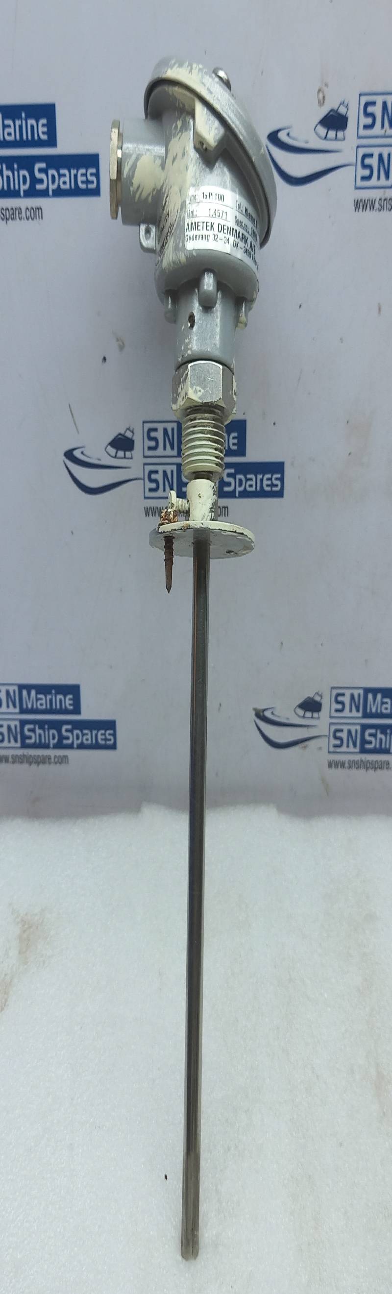 Ametek 1xPt100 Temperature Sensor 1809-02000200000 Temp: -50 +250 C