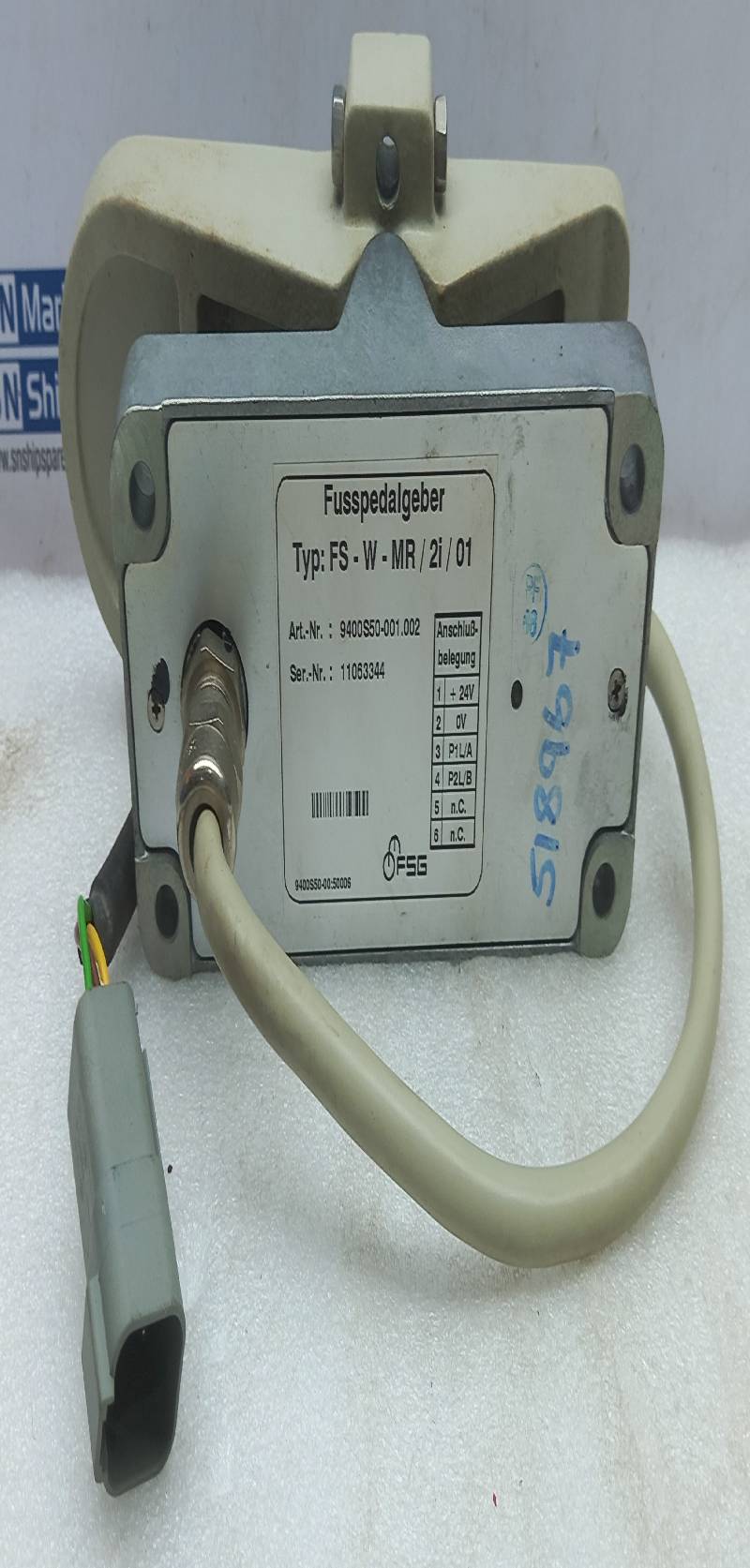 FSG FS-W-MR/2i/01 Huisman 2026834 Pedal Operator Foot Padel Transmitter