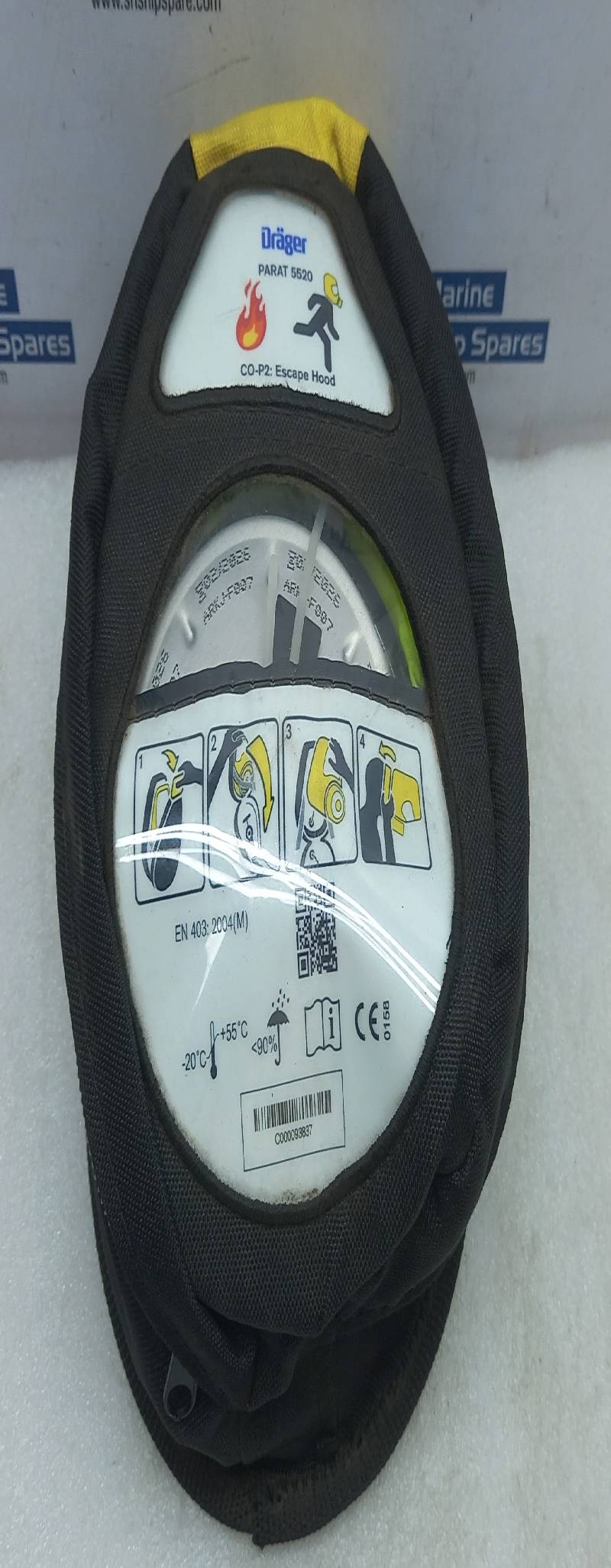 Drager 5520 CO-P2: Escape Hood R59280-08