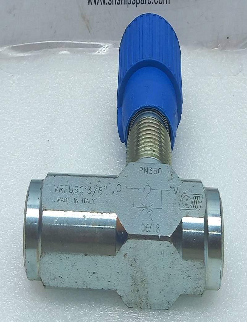 VRFU90◦3/8” Flow Control Valve