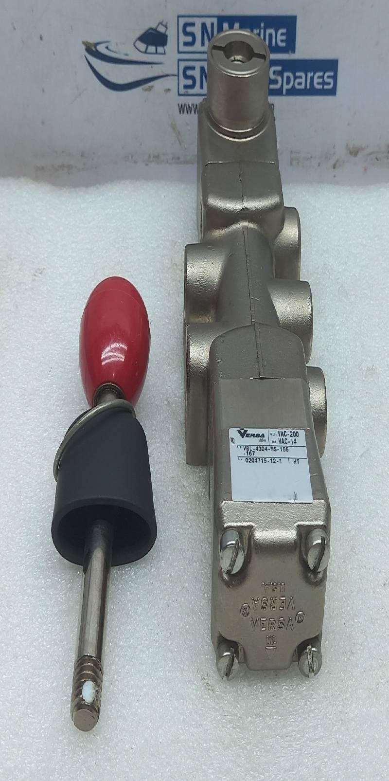 Versa VBL-4304-MS-155-167 Air Valve 0204715-12-1