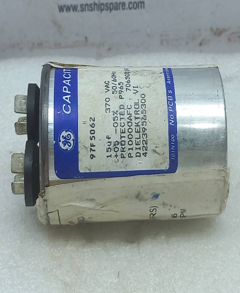 General Electric 97F5062 Capacitor 370VAC 15UF Kato P7119AD 1505K330