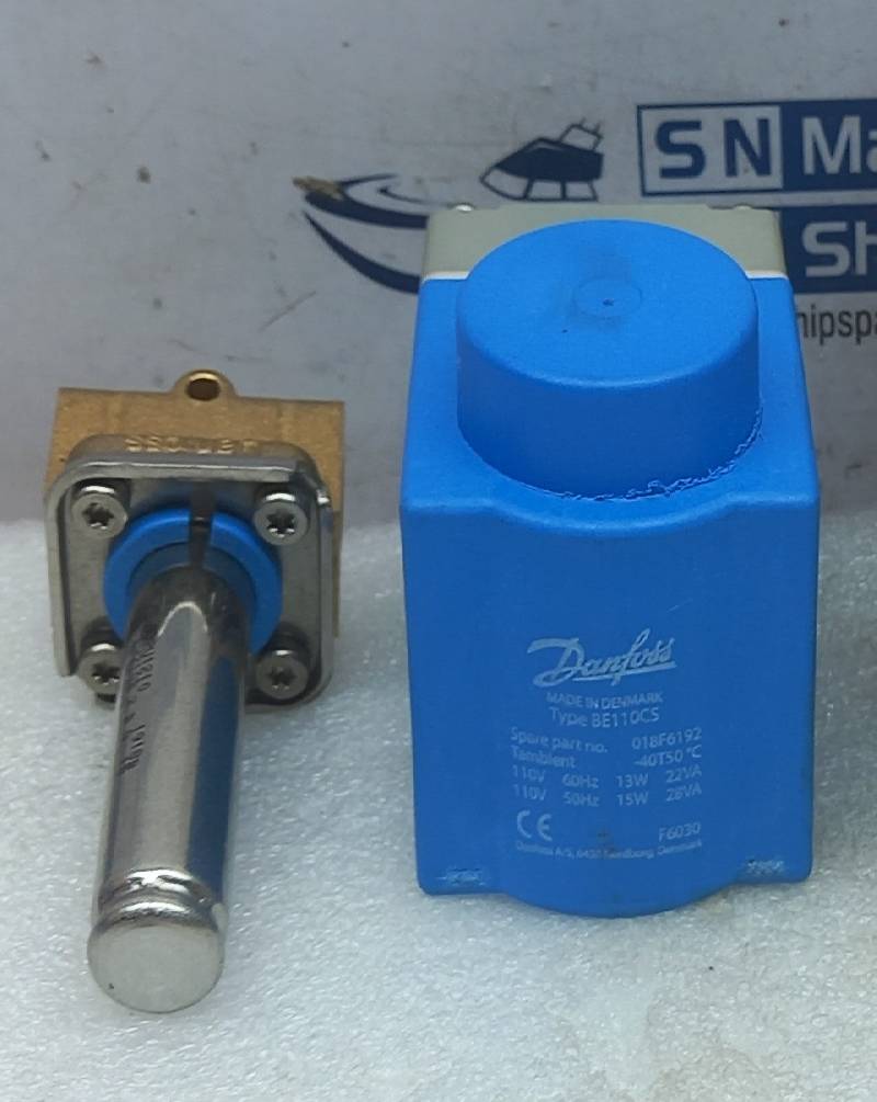 Danfoss 018F6192 Solenoid Valve Type: BE110CS With Danfoss 032U1210