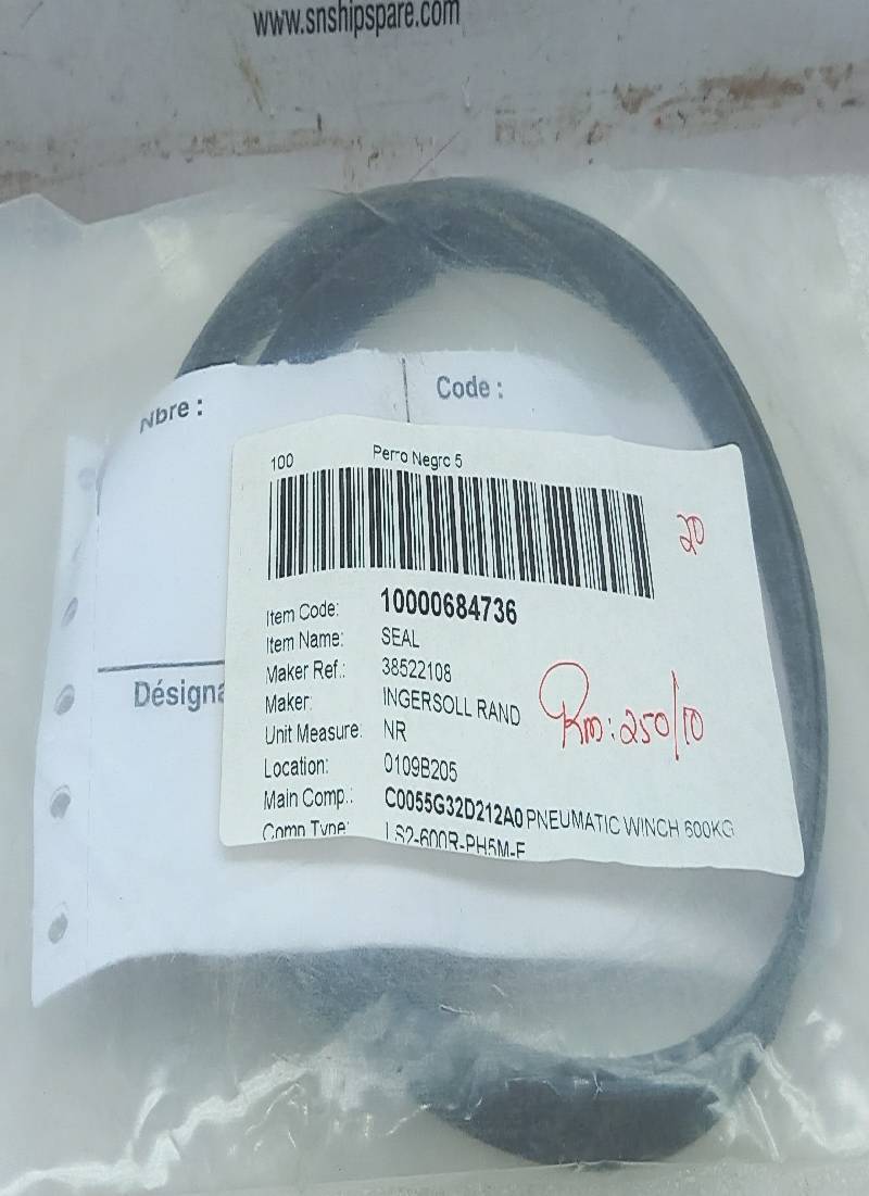 Ingersoll Rand 38522108 Seal 2PCs In Lot