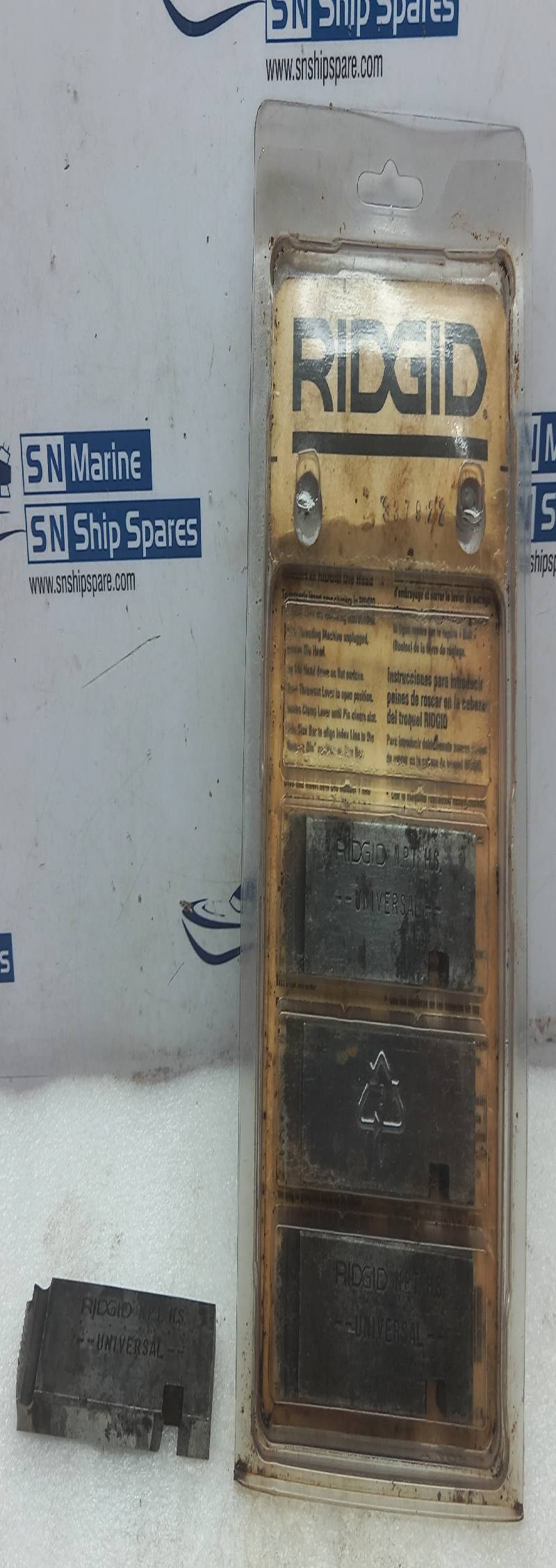 Ridgid 47765 High Speed UNV Right Hand 1/2”-3/4” NPT 4PCs In Lot