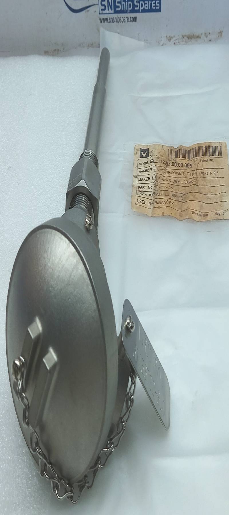 Varco 30156722-6.0 W/THERMOWELL PT100 Length 2.5 31/L MT-8LW6 EMP-131