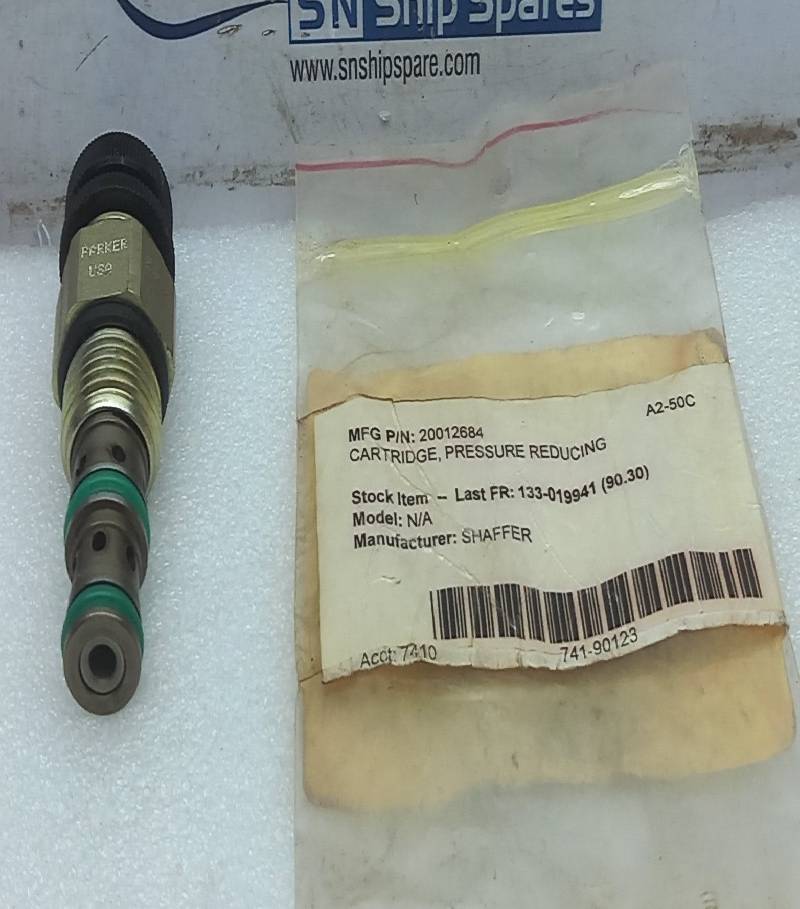 NOV Shaffer 20012684 Pressure Reducing Cartridge Parker PRH101K20