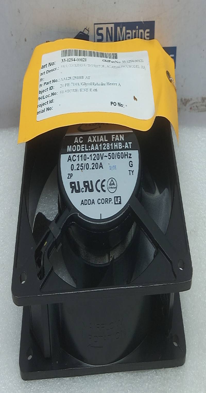 ADDA Corp AA1281HB-AT AC Axial Fan AC 110-120V~ 50/60Hz 0.25/0.20A