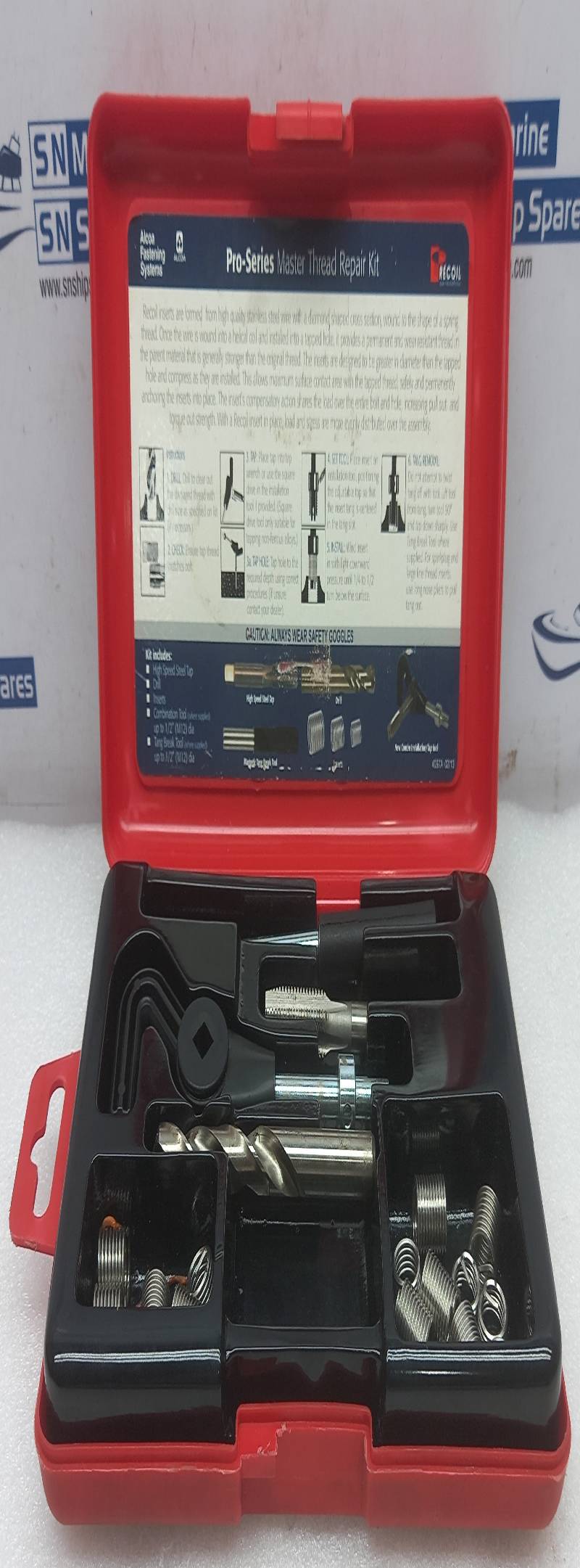 Recoil 35106 PRO-Series Master Thread Repair Kit Size: M10-1.5 Alcoa Fastening System