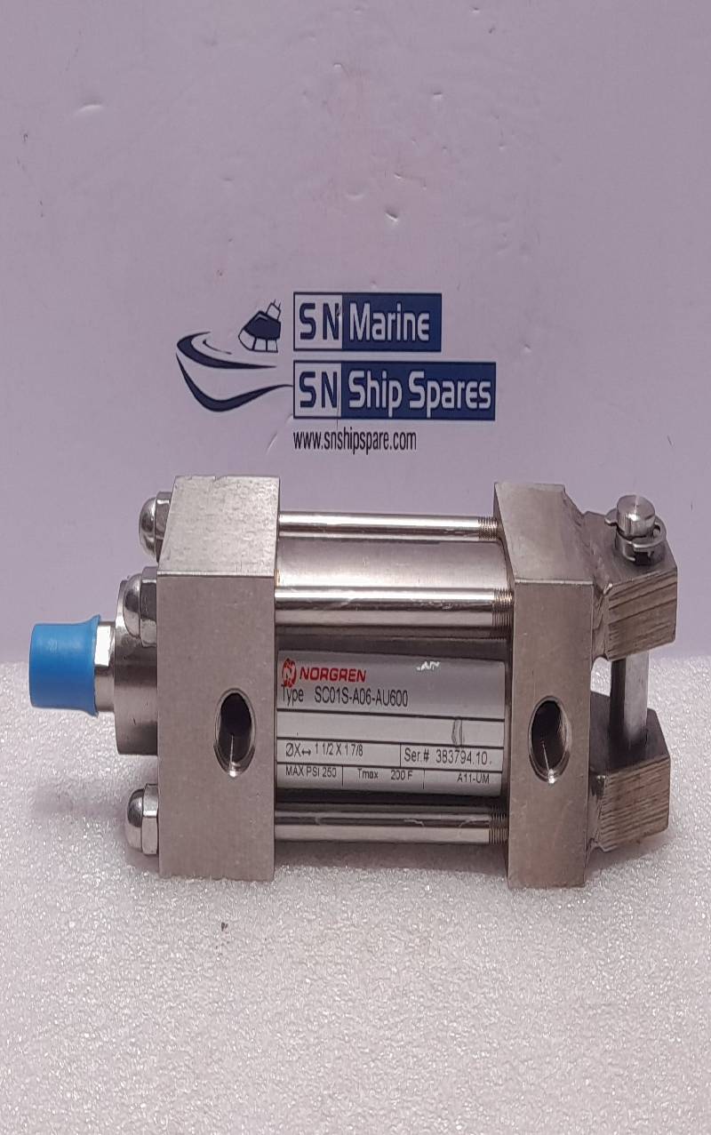 Norgren SC01S-A06-AU600 Pneumatic Cylinder ΦX 1 ½ x 1 7/8 NOV 26470283