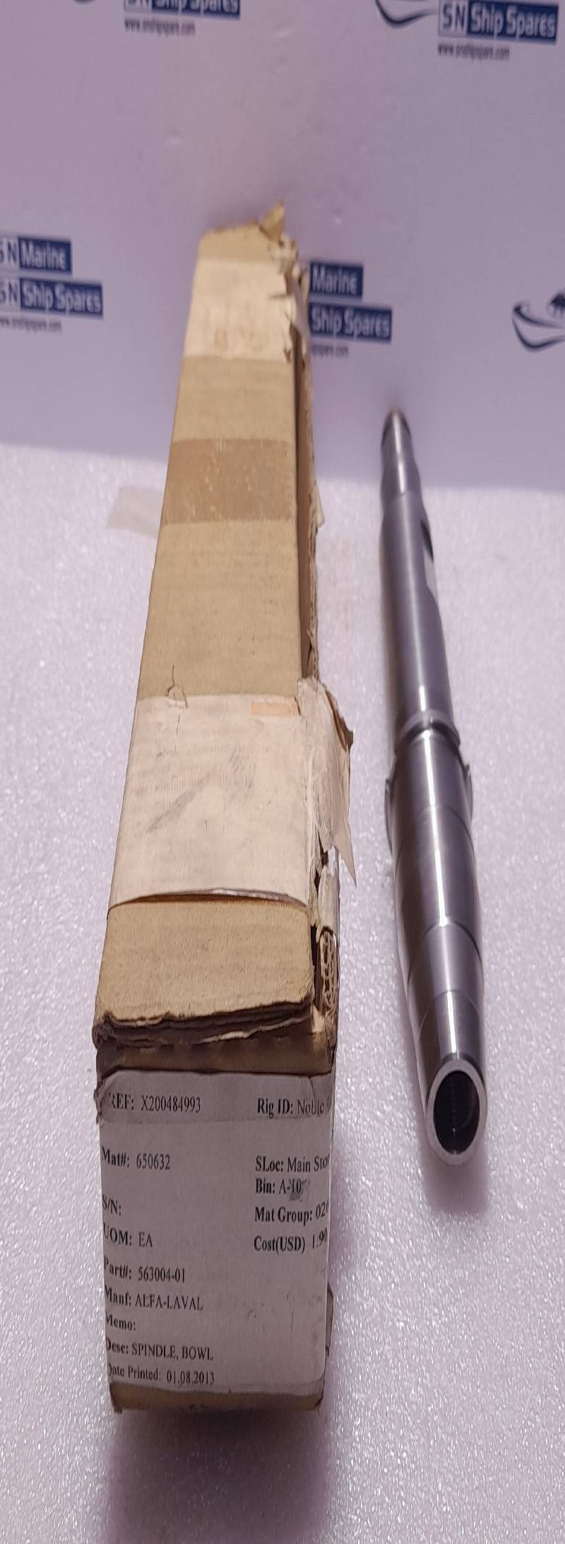 Alfa Laval 563004-01 Bowl Spindle 563004 01 56300401