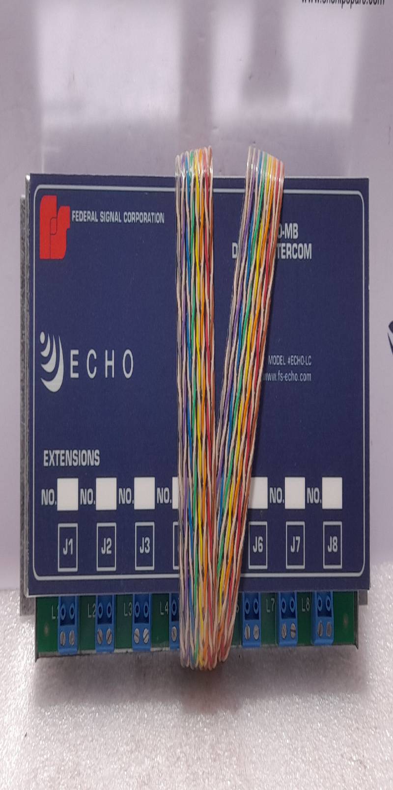 Federal Signal ECHO-LC Line Card 6 Per Control PCB For Echo System To ECHO-MB Digital Intercom