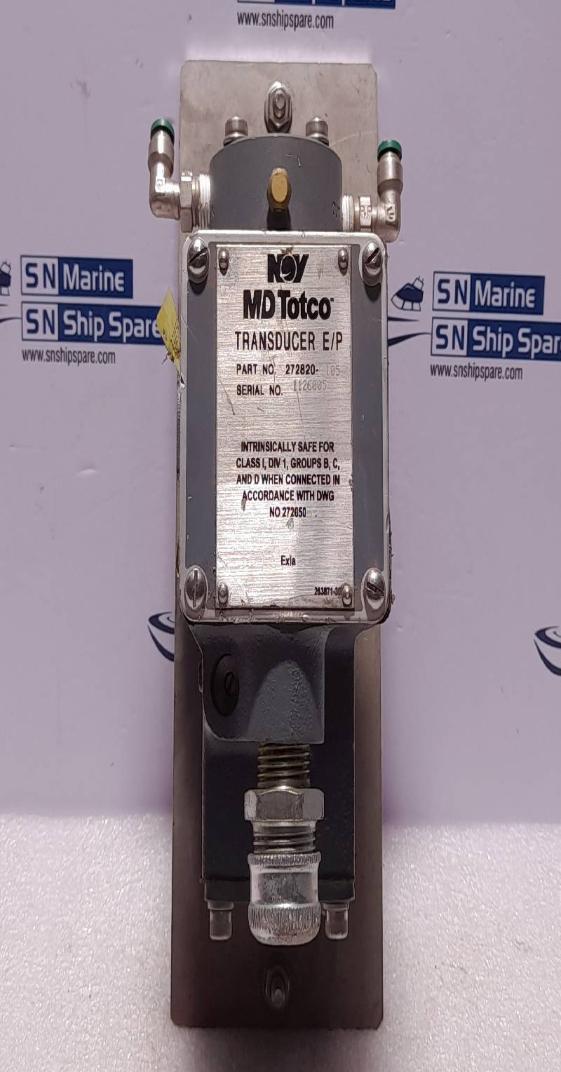 Siemens 77-3AF NOV MD Totco 272820-105 Transducer E/P In 4-20mA Out 0-4 PSIG
