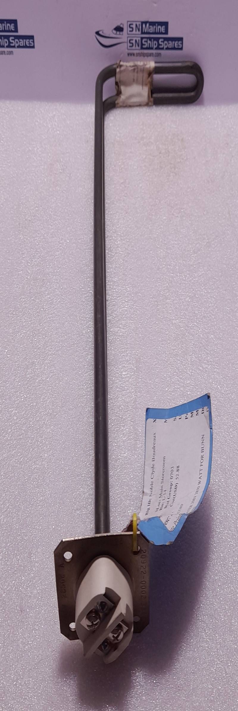 Bunn-O-Matic 20922.1002 Heater Element 20922-0002 3310 208V 2850W