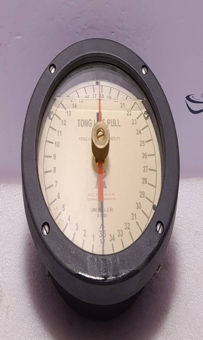 Acadiana Oilfield Instruments 77P-35000 Tong Line Pull Pounds 1 To 35 Line Pull (LB) X 1000