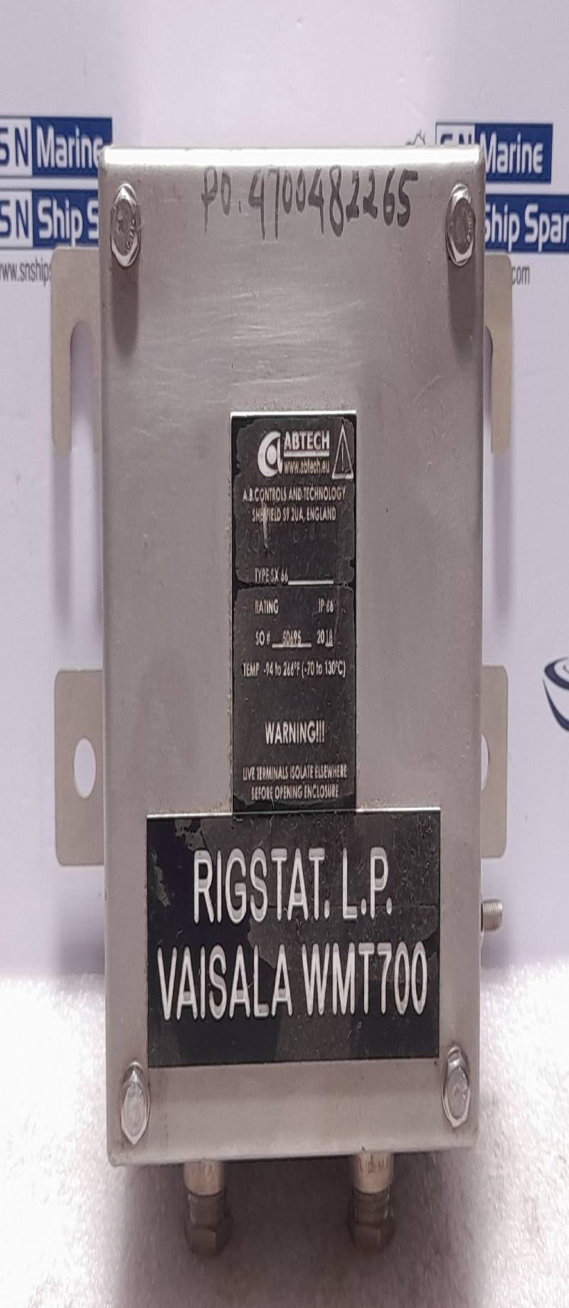 ABTech SX66 Hazardous Area Enclosure Rigstat. L.P. Vaisala WMT700