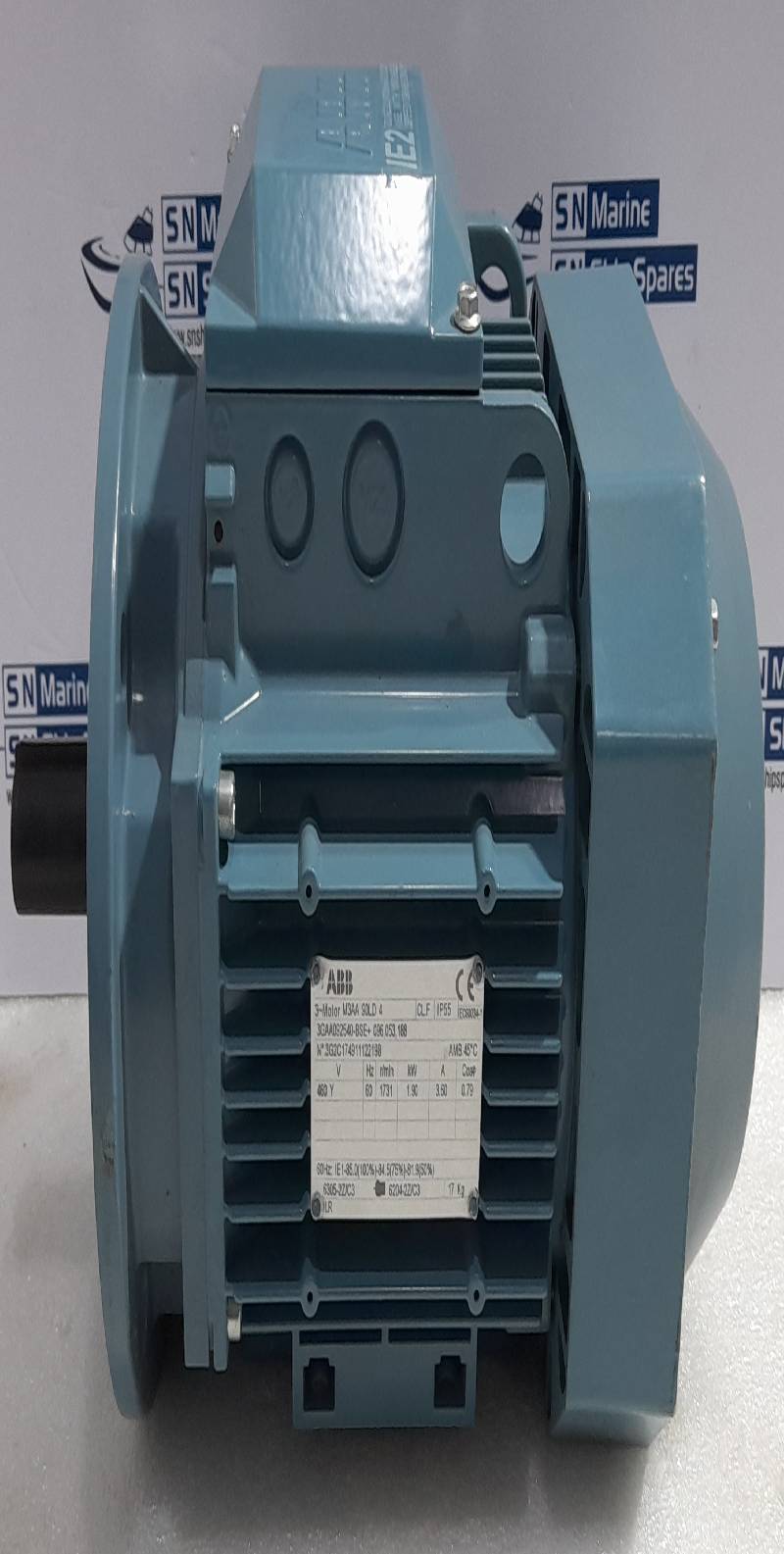 ABB M3AA 90LD 4 3~ Motor 3GAA092540-BSE Alfa Laval 551614-14 460V 60Hz 1731 r_min 1.90kW