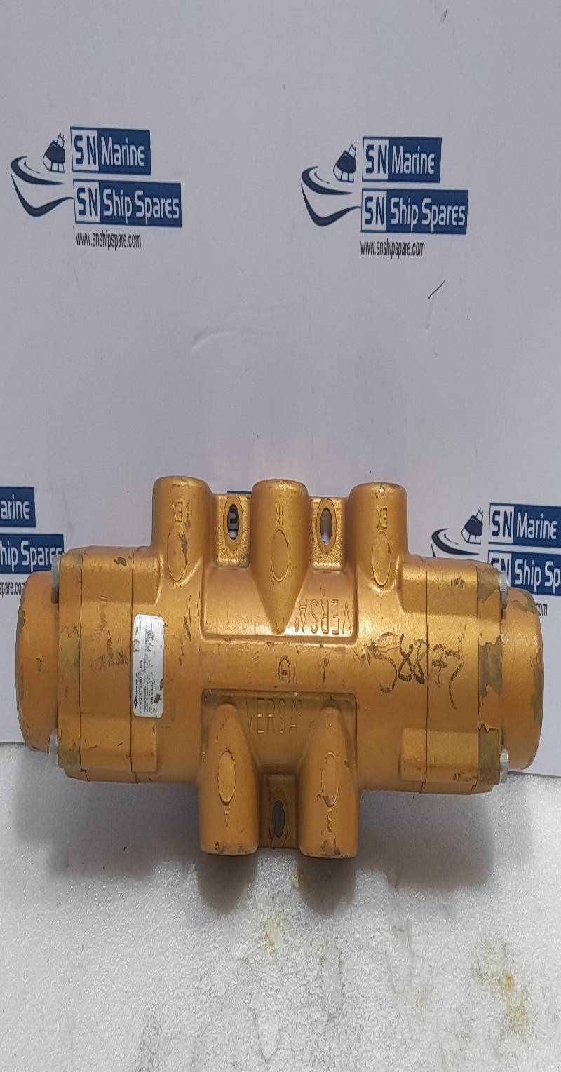Versa VJJ-4604-MS 4-Way Valve NOV 7500567 Pneumatic Valve Multiport ¾In