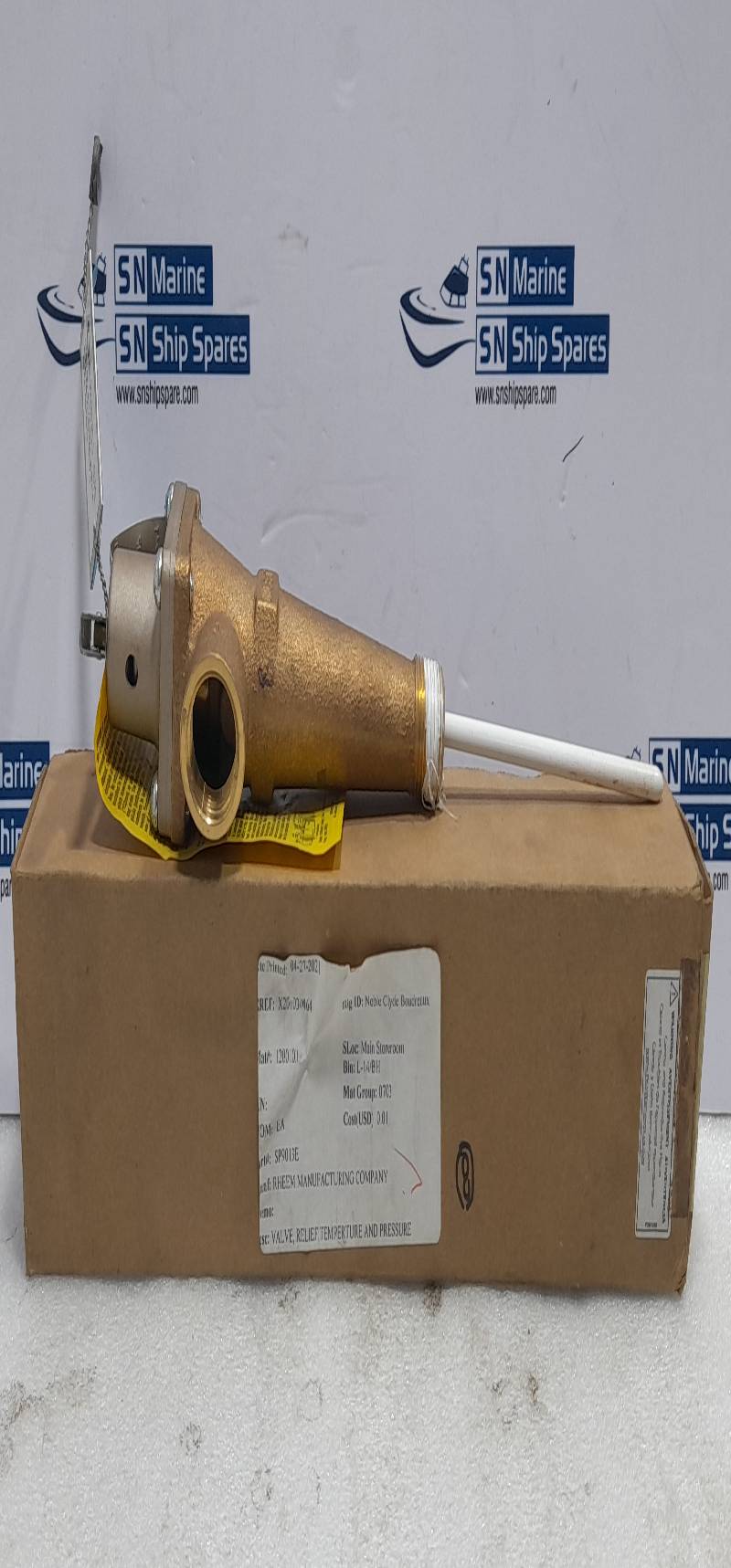 Protech SP9013E T & P Relief Valve Rheem SP9013E Watts M15 ¾In LLL40XL-22 Set 150 PSI 210◦F