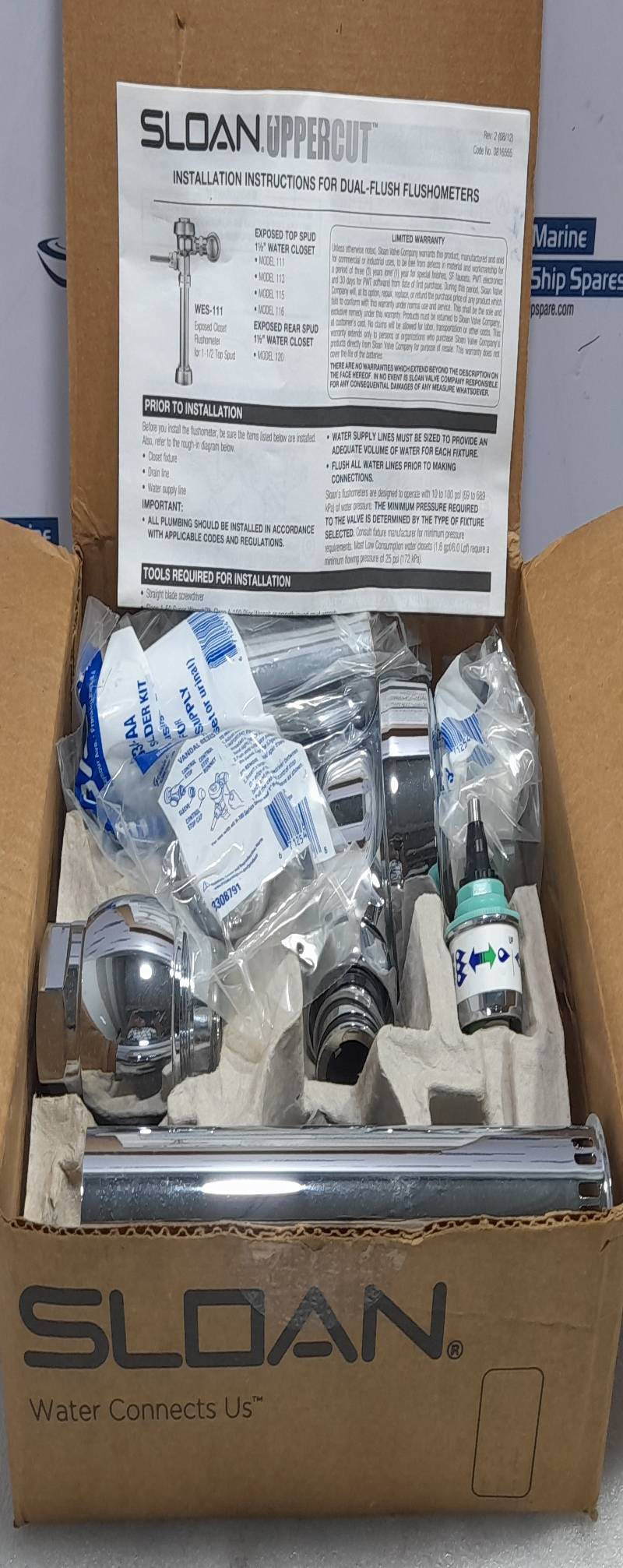 Sloan Flushometer WES 111 Dual Filtered Bypass Diaphragm WES111