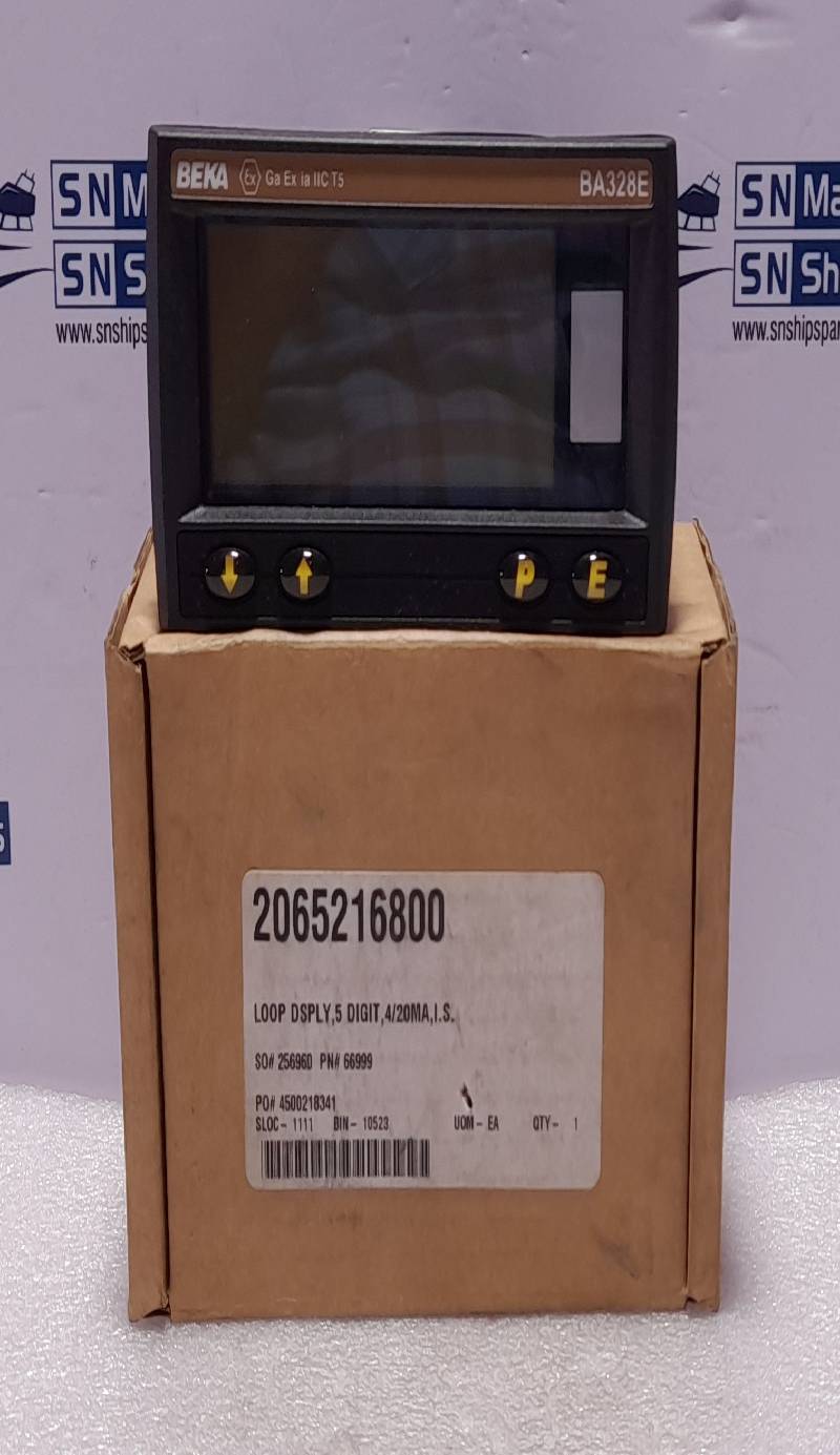 Beka BA328E-ALM BA328E 5 Digit Indicator DISP 0.00 To 100.00 2065216800 Loop Display