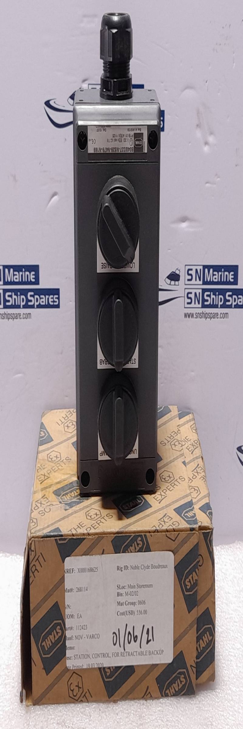 Stahl 8040/374-N539-N479-N169 NOV 112423 Control Station
