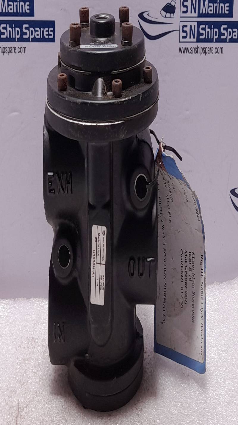 IMI Norgren D1036H-A1 Prospector Poppet Valve Max 300 PSIG NOV Shaffer 20008505