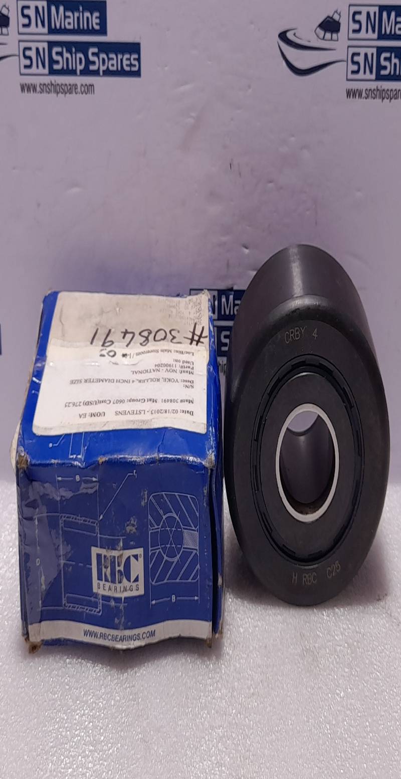 RBC Bearings CRBY4 Yoke Roller Bearing H RBC C25 NOV 119002-04