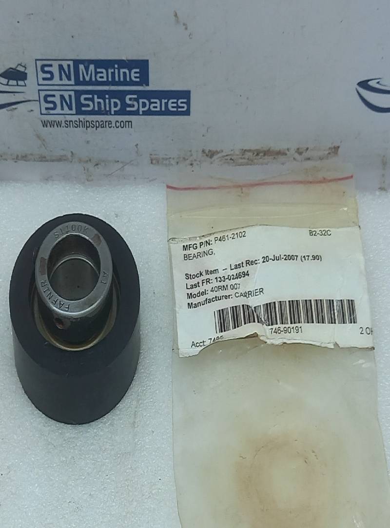 Carrier P461-2102 Fan Motor Bearing Model: 40RM 007 S1100K