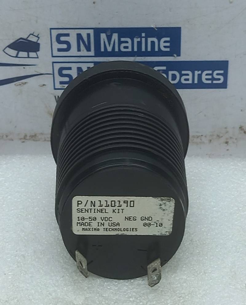 Datcon 110190 Hourmeter Gauge 10-50VDC Maxima Technologies