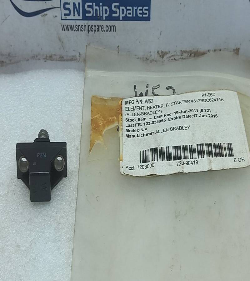 Allen Bradley W53 F/Starter Heater Element 3PCs In Lot