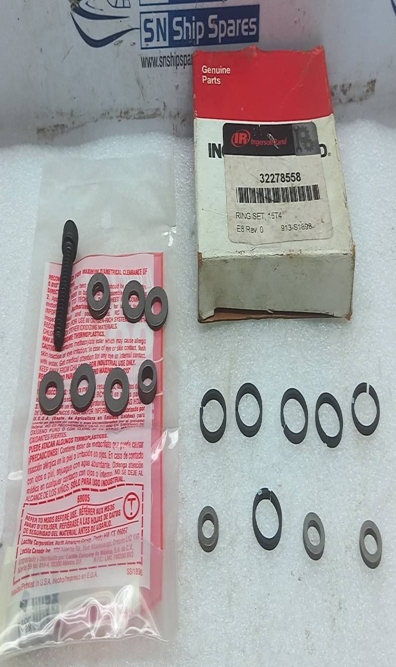 Ingersoll Rand 32278558 Ring Set, 15T4 E8 Rev: 0 913-S1898