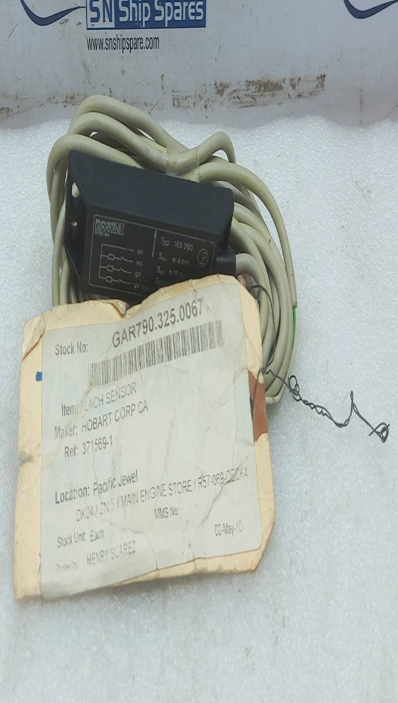 ELOBAU 165 260 Magnetic Sensor San: ≤ 4mm Sab: ≥ 16mm 304 26112