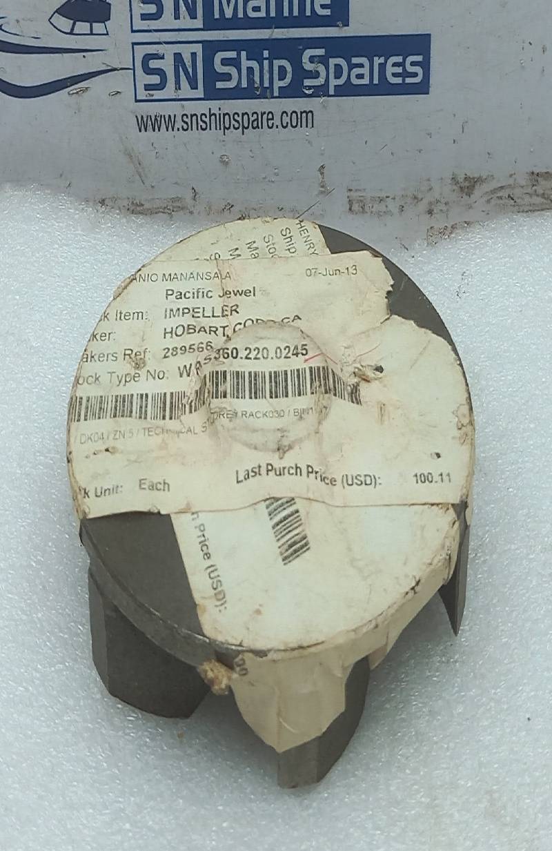 Hobart 289566 Impeller 00-289566-00