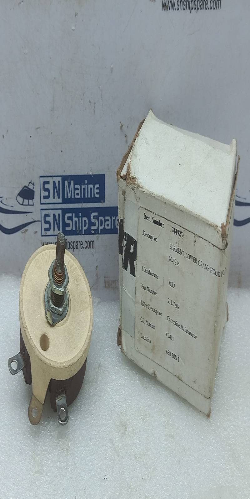 Ohmite J-5000-F2-CT OHMS 10% Element LeTourNeau 211-7809 Lower