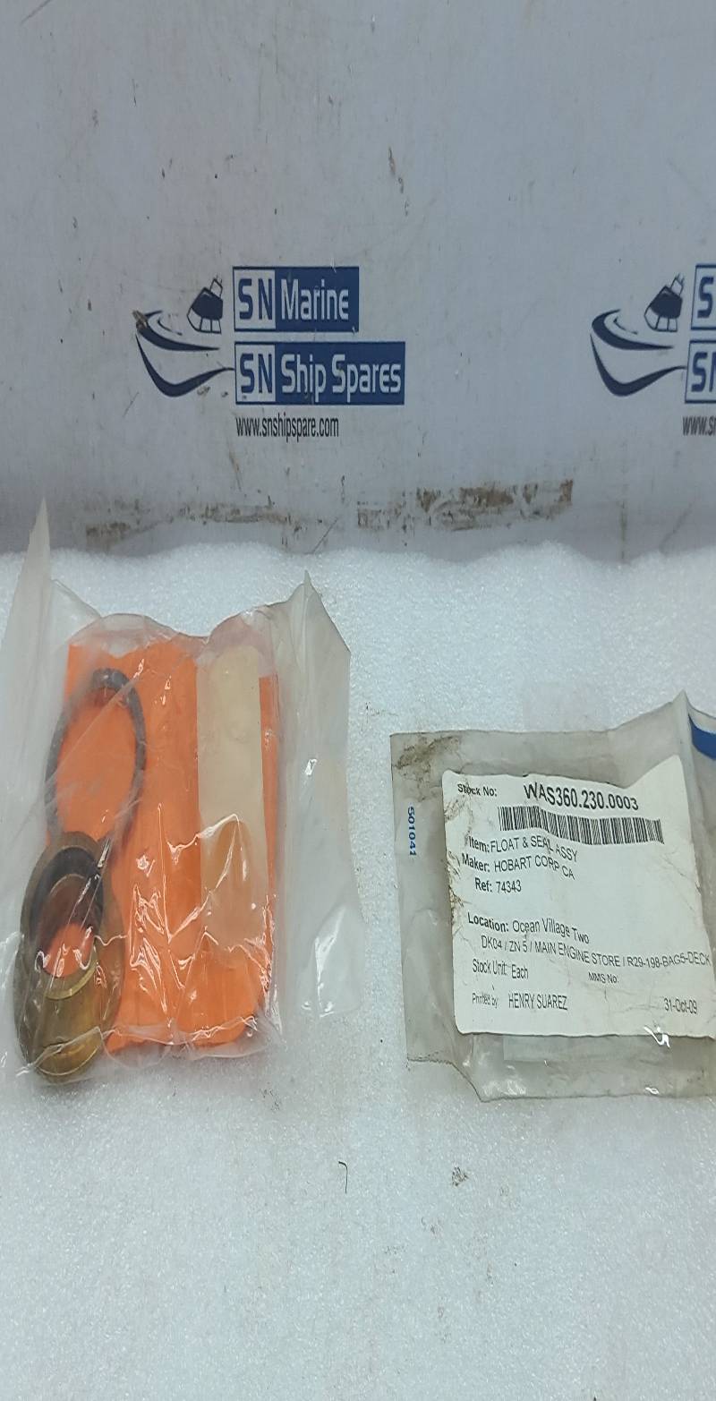 Hobart 74343 Float & Seal Assy