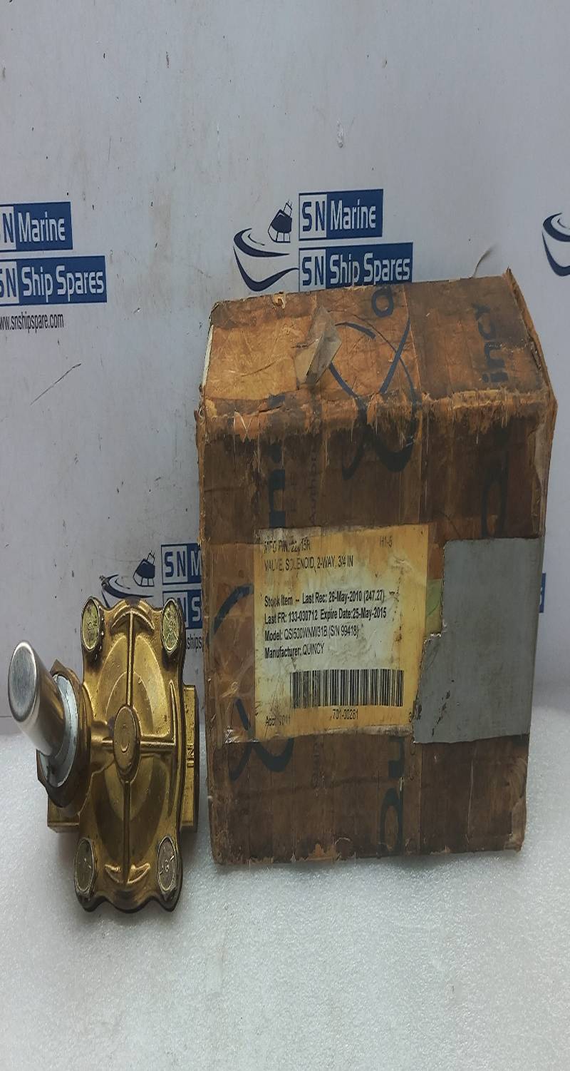 Asco 22015R Solenoid Valve 2-Way ¾ IN With MP-C-080 Solenoid Coil 272610-032-D Quincy
