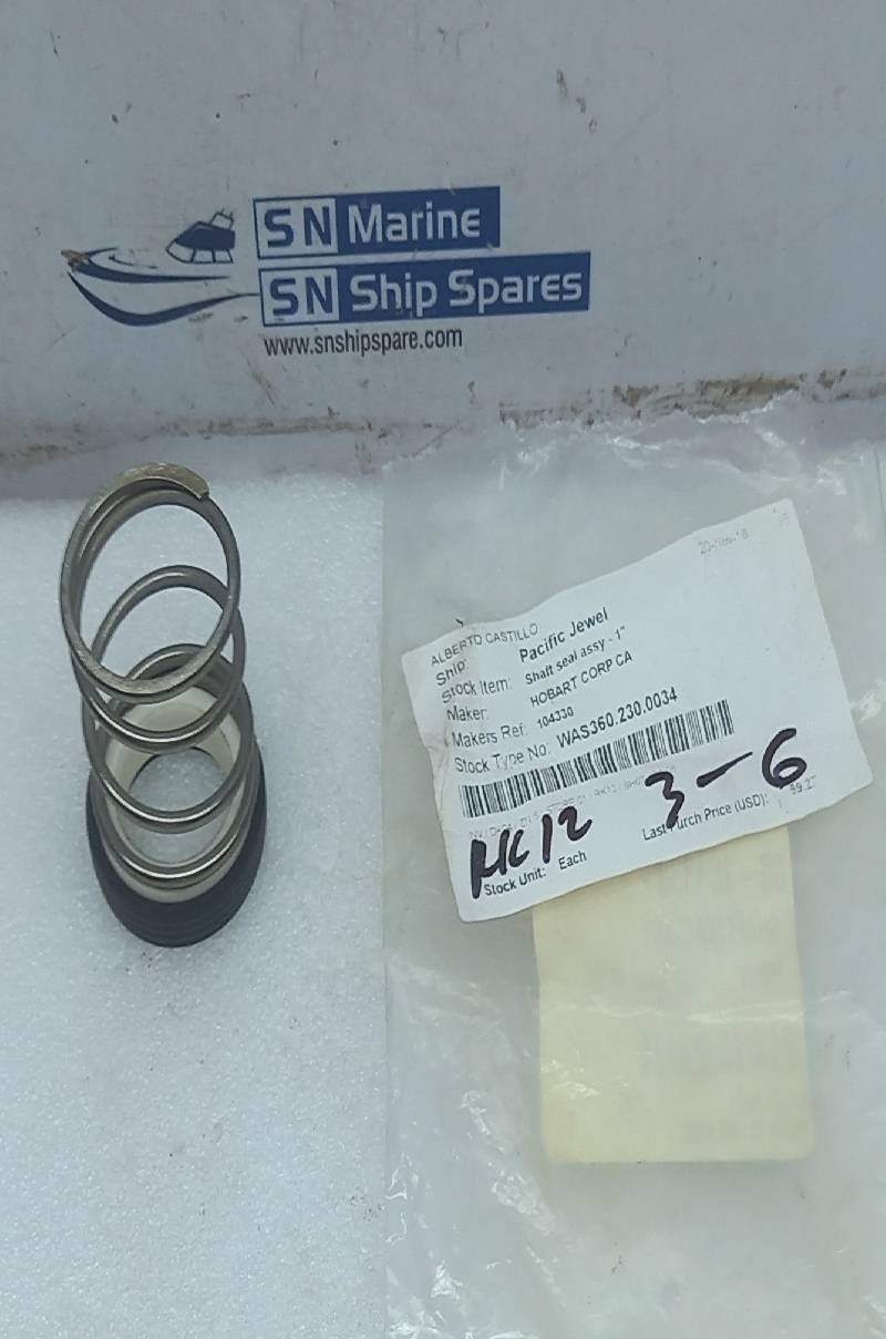 Hobart 104330 Shaft Seal Assy - 1” 00-104330 Kit