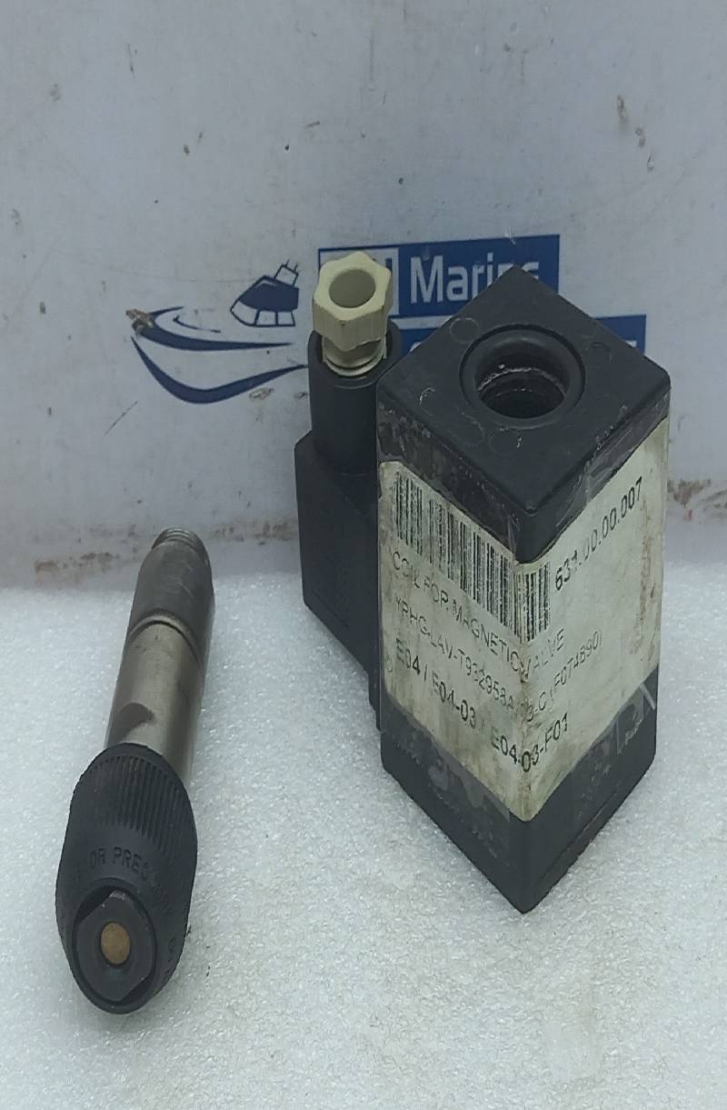 Parker F074890 Coil for Magnetic Valve D12-29 24 VDC 28 Watts FHH