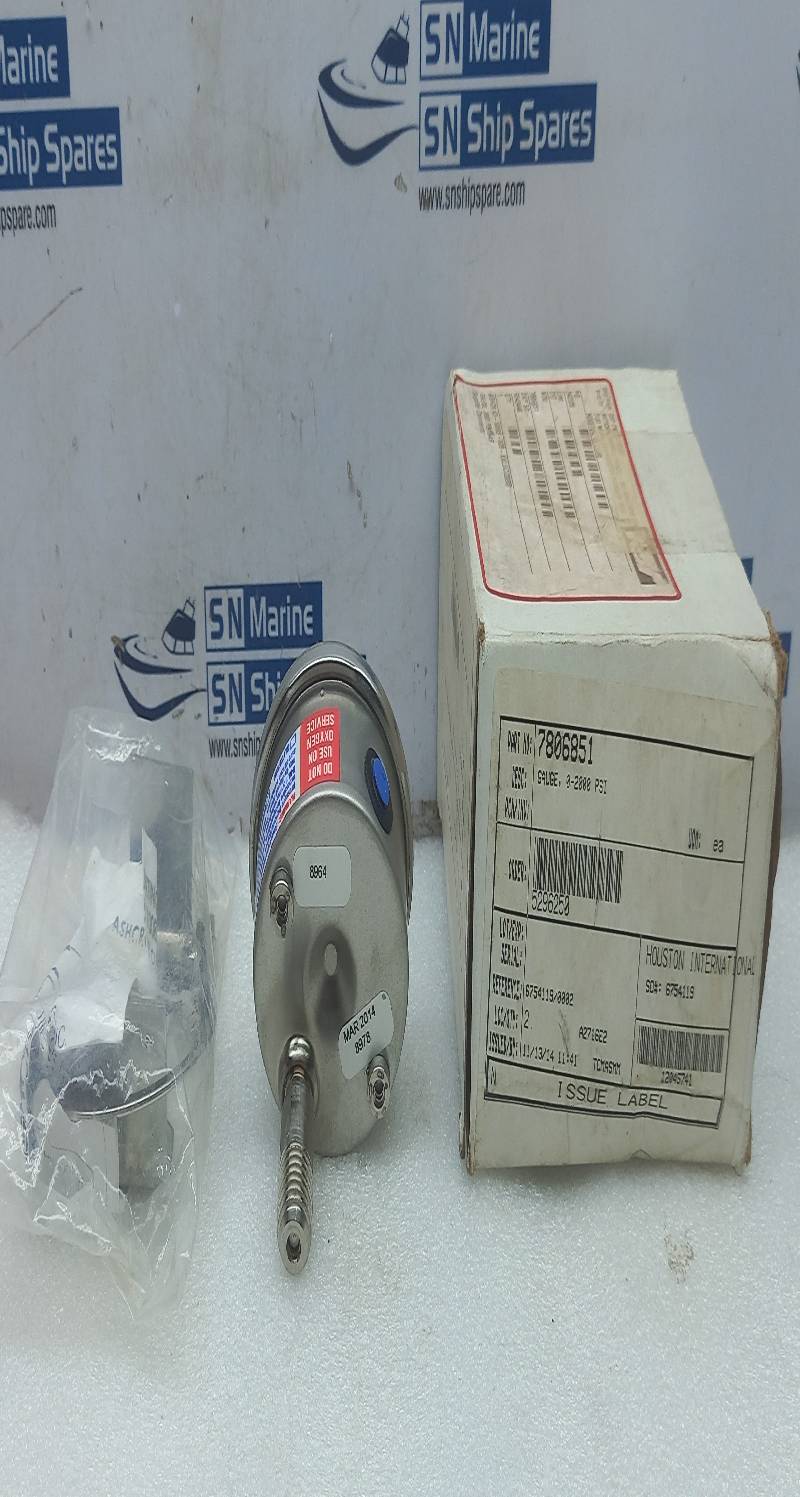 Ashcroft 1008 Pressure Gauge 7806851 0-2000 PSI