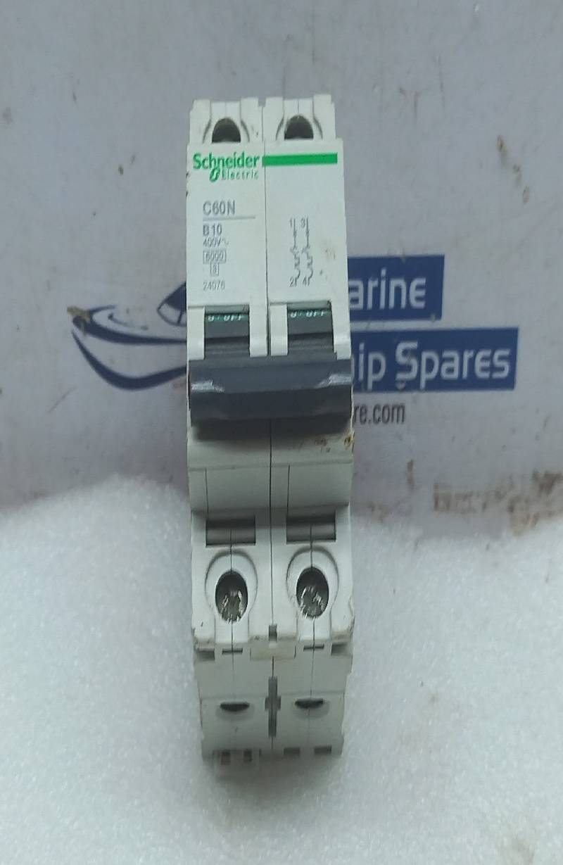 Schneider Electric Multi9 C60N B10 400V Circuit Breaker Made in France