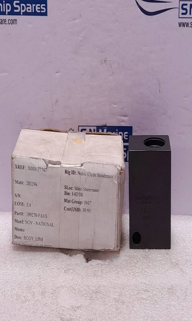 Sun Hydraulics FAJ/S Body Line Nov 109270-FAJ/S