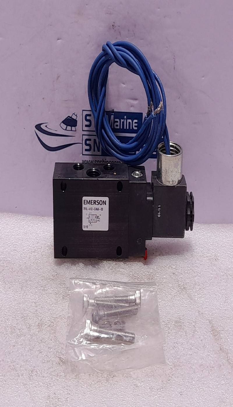 EMERSON 791L-412-C4AA-00 120V-AC 1/4IN NPT SOLENOID VALVE
