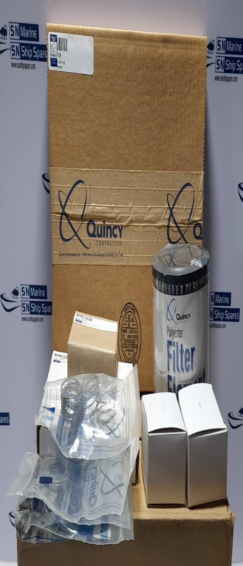 Quincy K325C Overhaul Kit with SS Rings for Air Comp