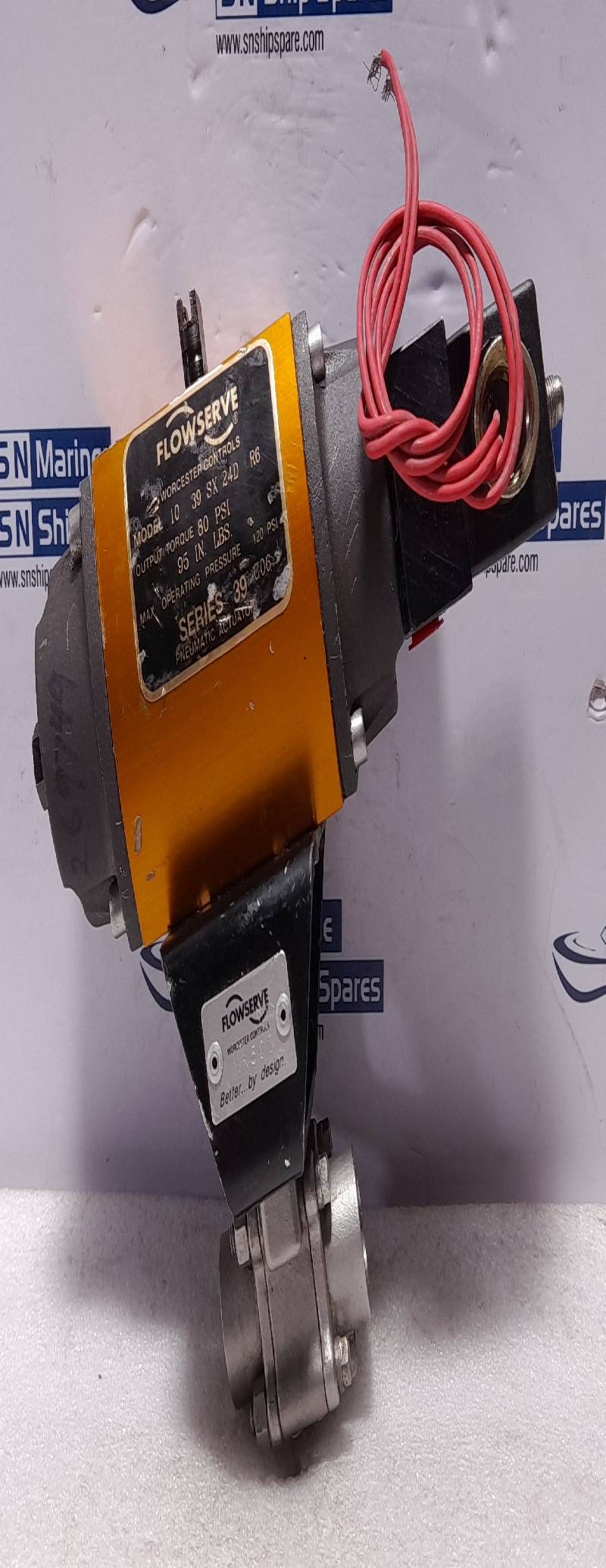 Flowserve 10 39 SX 24D R6 Pneumatic Actuator Series 39 Actuator Valve MK501 1039SX24DR6