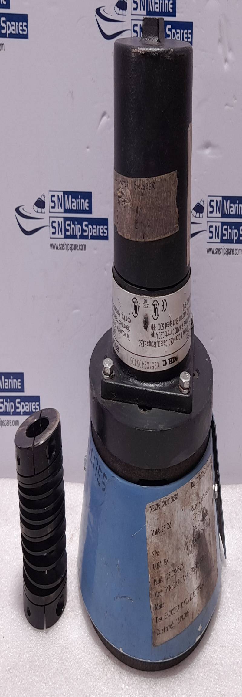 Dynapar X25102405405 Encoder Supply 5-26VDC 0.20A Max Shaft Speed 5000 RPM