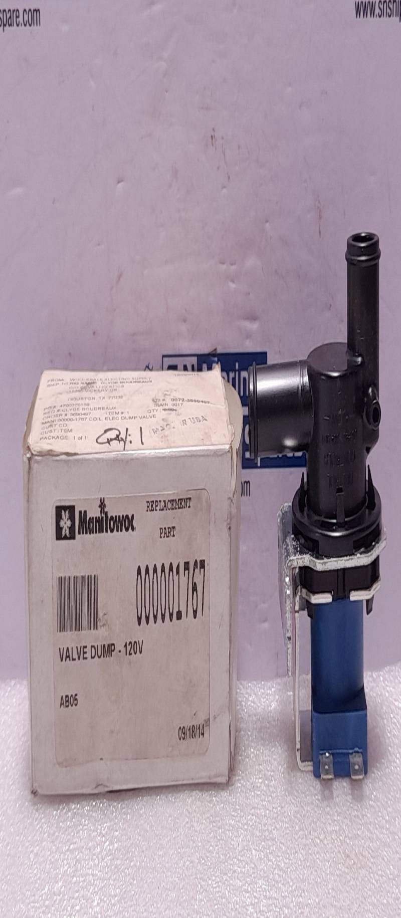 Manitowoc 000001767 Valve Dump Deltrol DSVP12N-2LSX-120M 120VAC 50/60Hz 10W