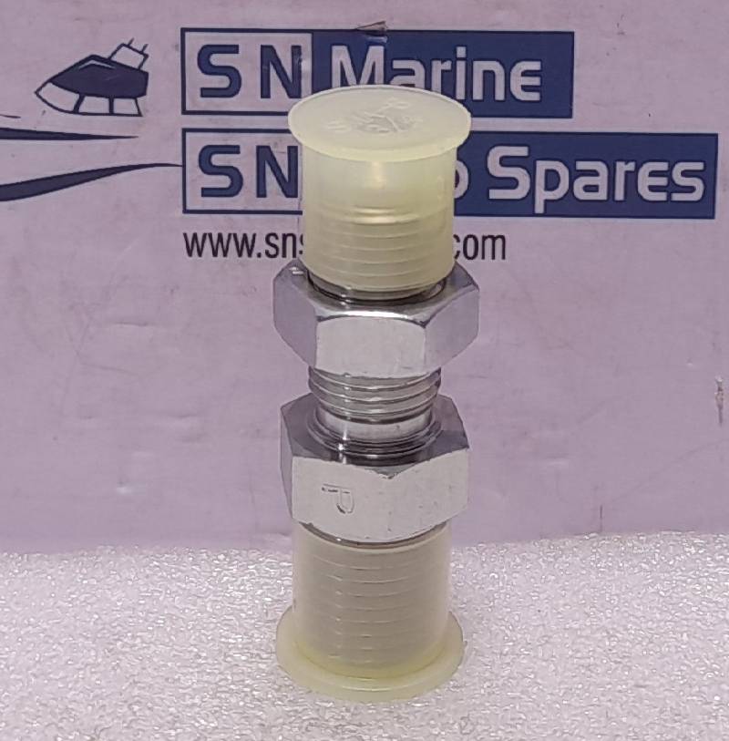 NOV 56558-4-4-S Connector Bulkhead Male Pipe Adapter 3 Pc / Lot