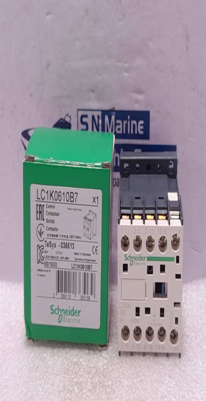 Schneider LC1K0610B7 Electrical Contactor 440V 6A INO 24VAC