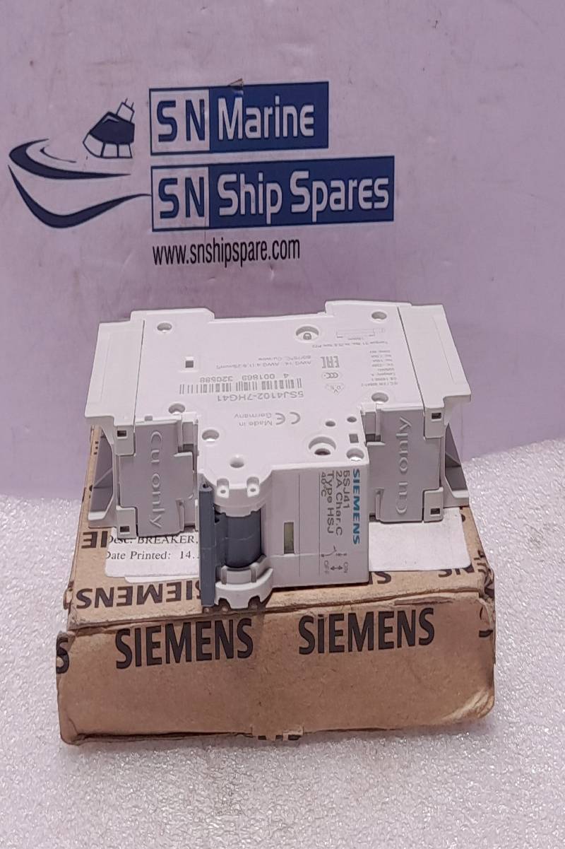 Siemens 5SJ4102-7HG41 Circuit Breaker 5SJ41027HG41